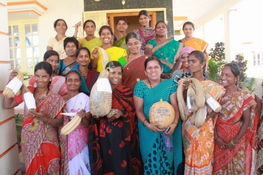 Women farmers in Karnataka are planting drought-resistant millets and raising awareness on climate change through street theater and other activities