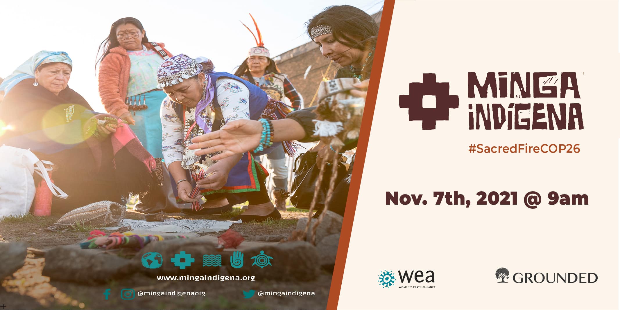 Click here to learn more about the Sacred Fire gathering at COP26