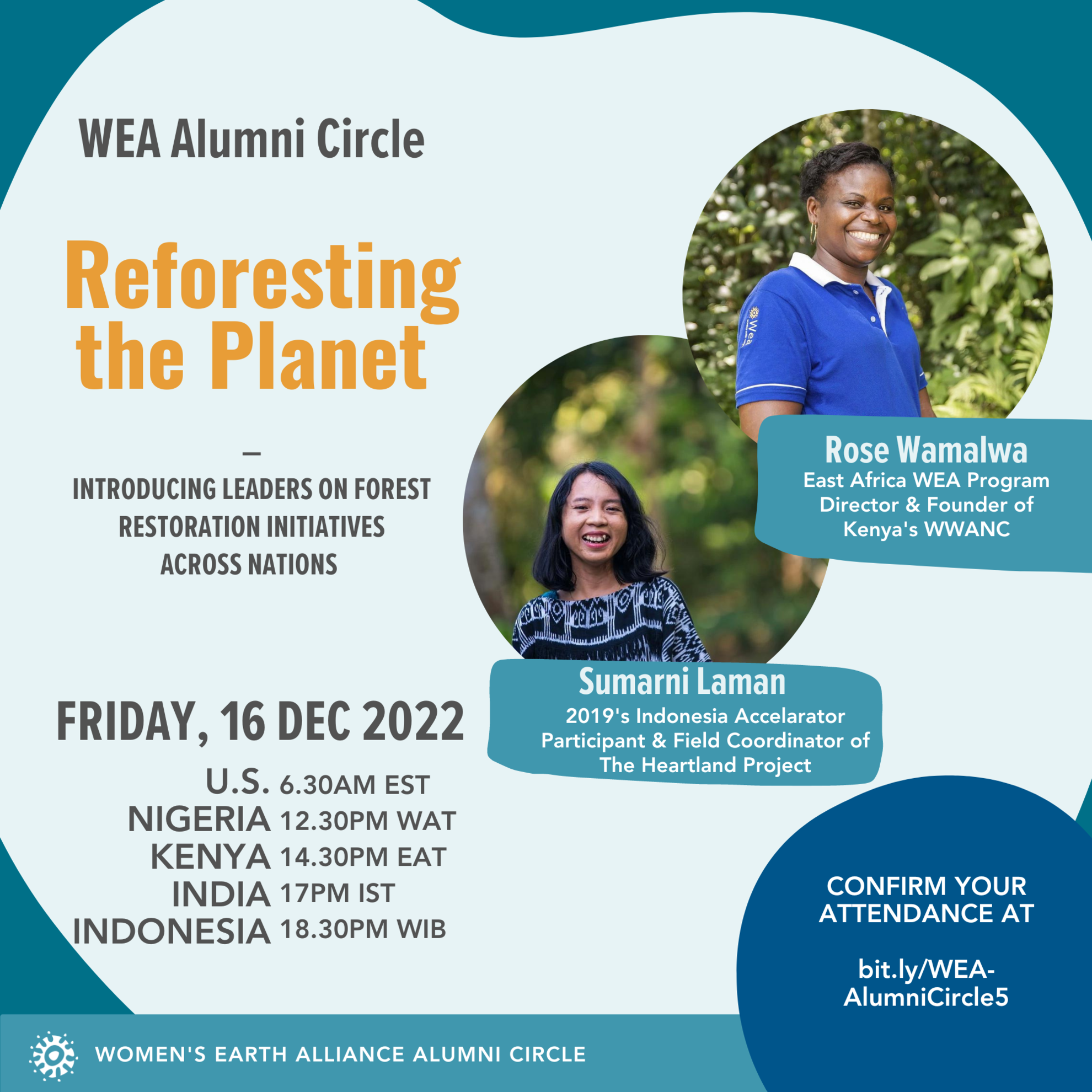 WEA Alumni Circle 5 Square Poster
