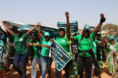 2,000 grassroots leaders marched in Kaduna, Nigeria to demand climate justice and affirmative representation for women at COP28