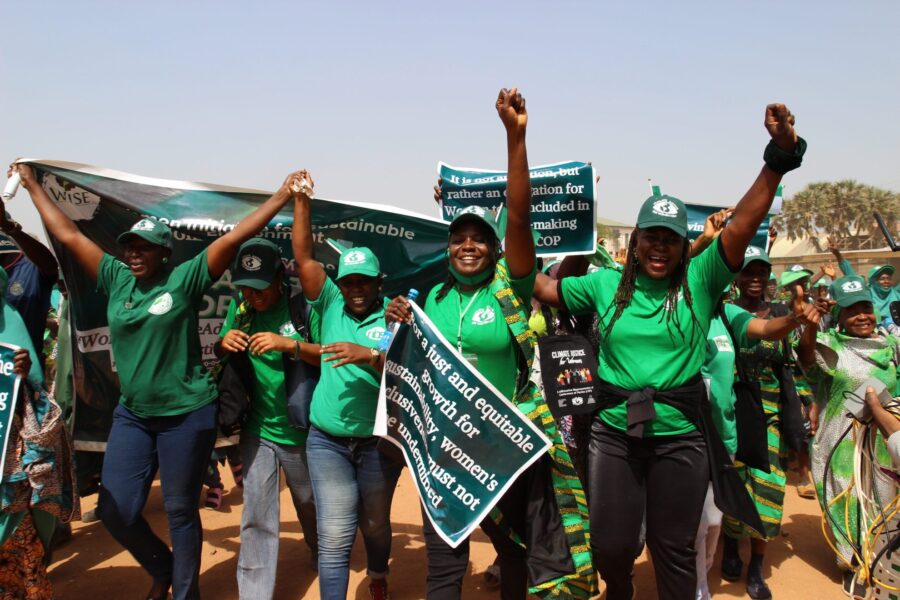 2,000 grassroots leaders marched in Kaduna, Nigeria to demand climate justice and affirmative representation for women at COP28