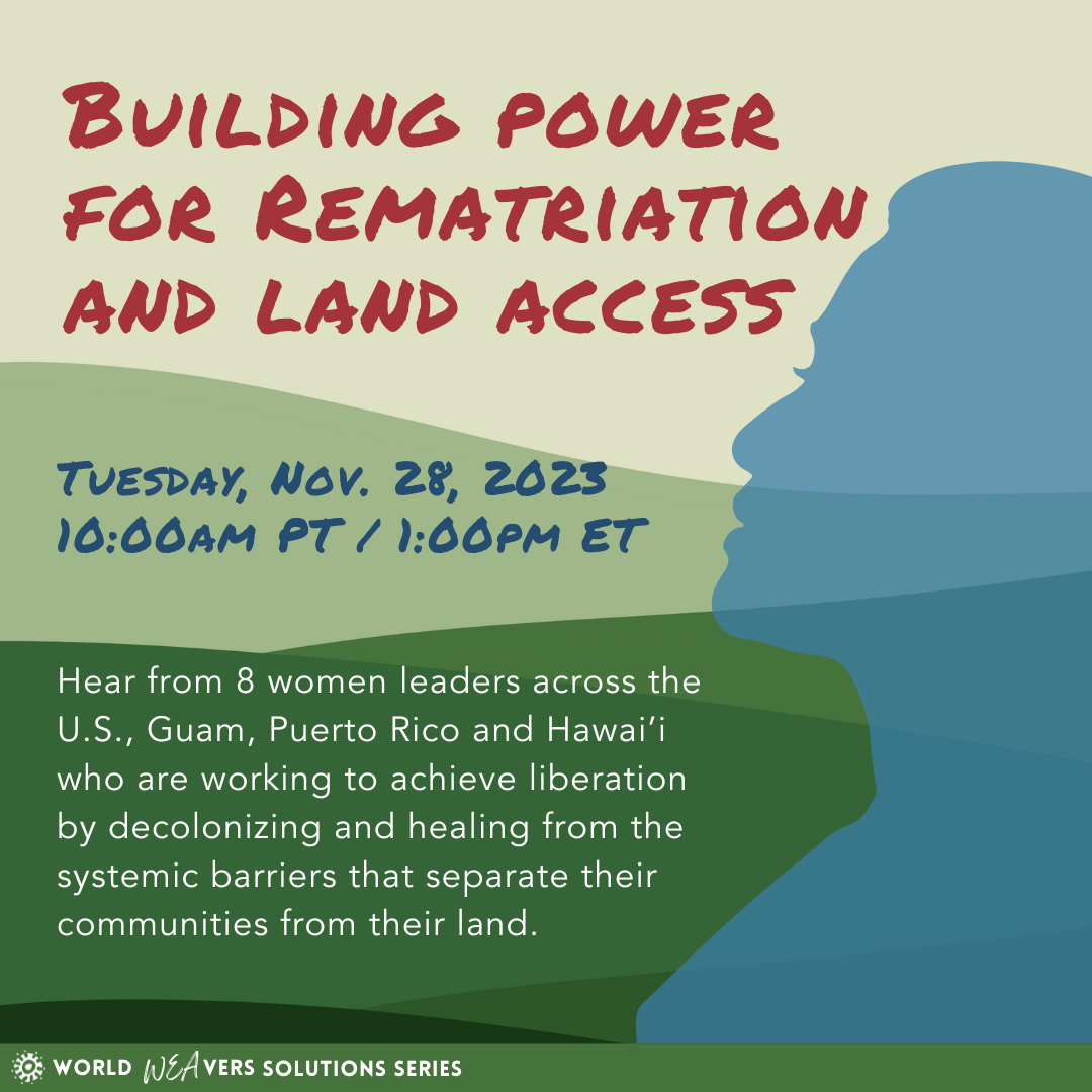 rebuilding power for rematriation and land access - square