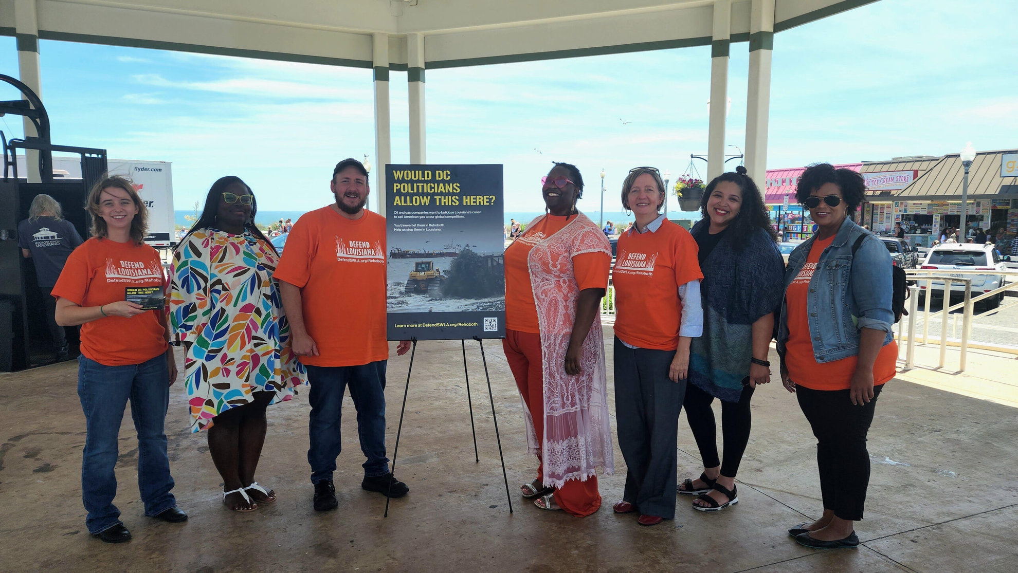 Roishetta Ozane and other advocates dedicated to protecting frontline communities along the Gulf Coast (credit: courtesy of Roishetta Ozane)