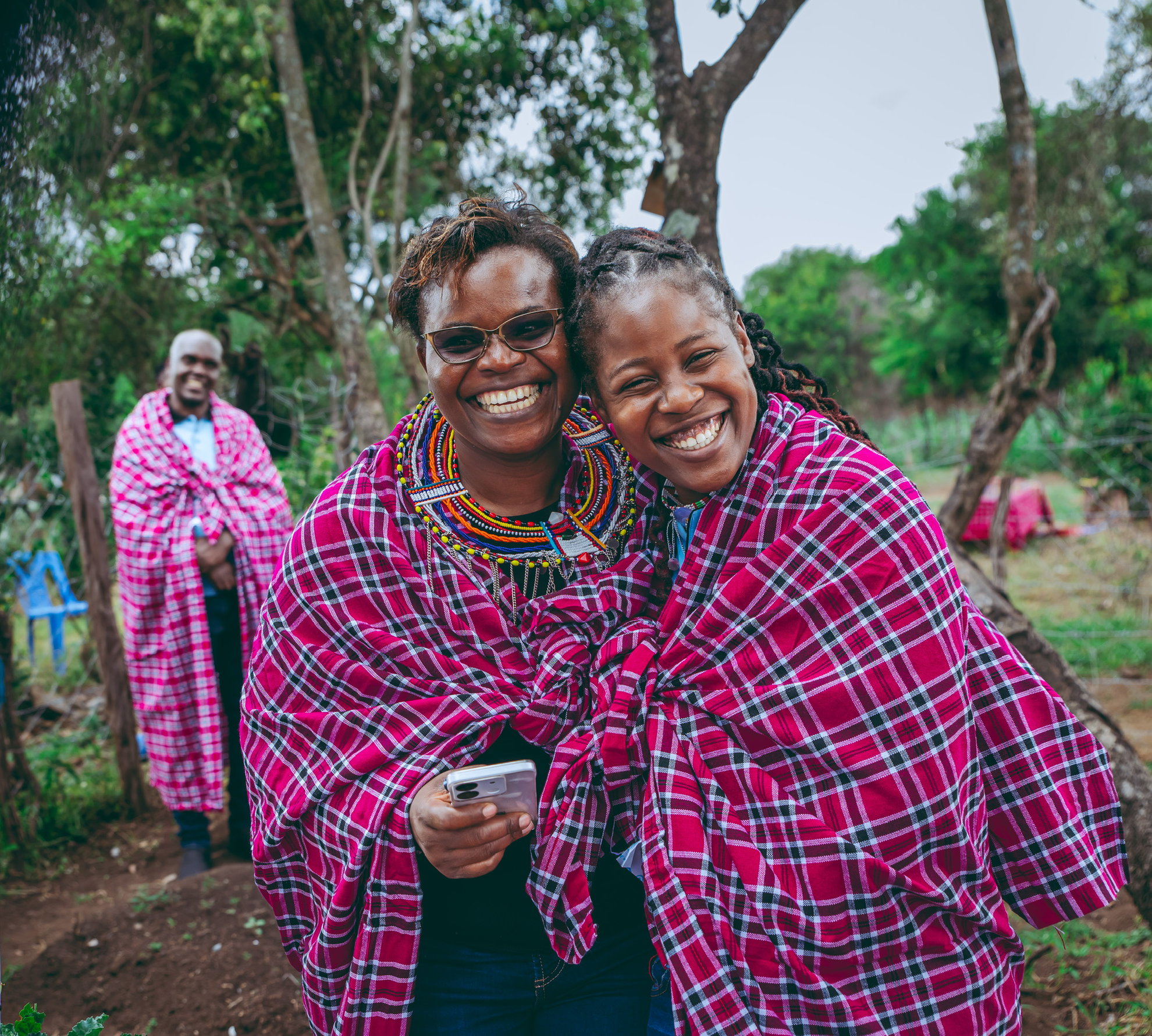 Rose Wamalwa, WEA East Africa Program Director, with a WEA/WWANC Leader in Kenya. Photo Credit: Anthony Wanjiku