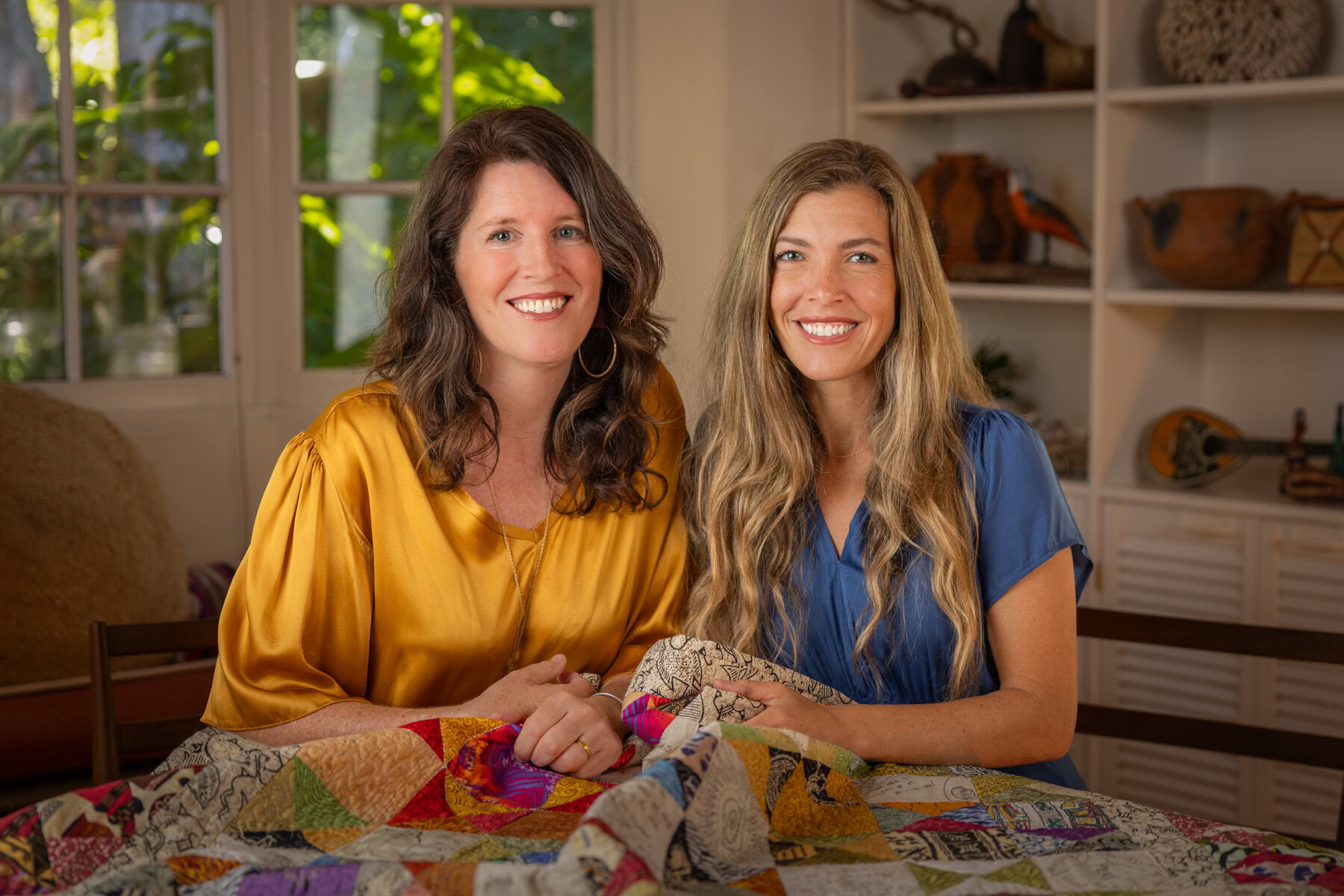 Amira Diamond (left) and Melinda Kramer (right), Co-Founders and Co-Executive Directors of Women's Earth Alliance. Photo Credit: Joshua Franzos