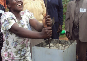 KSHP community member learns to build the Biosand Filter 