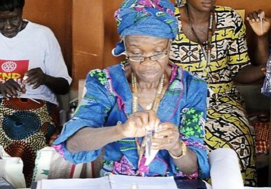 Elizabeth at the 2010 GWWI Women and Water Training in Ghana