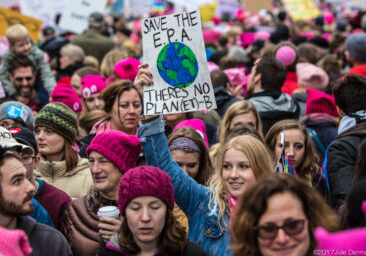 women scientists march